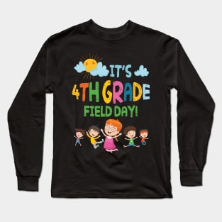 Student Senior It's 4th Grade Field Day Class Of School 2022 Long Sleeve T-Shirt